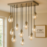 Pearl Rectangular Chandelier 54"